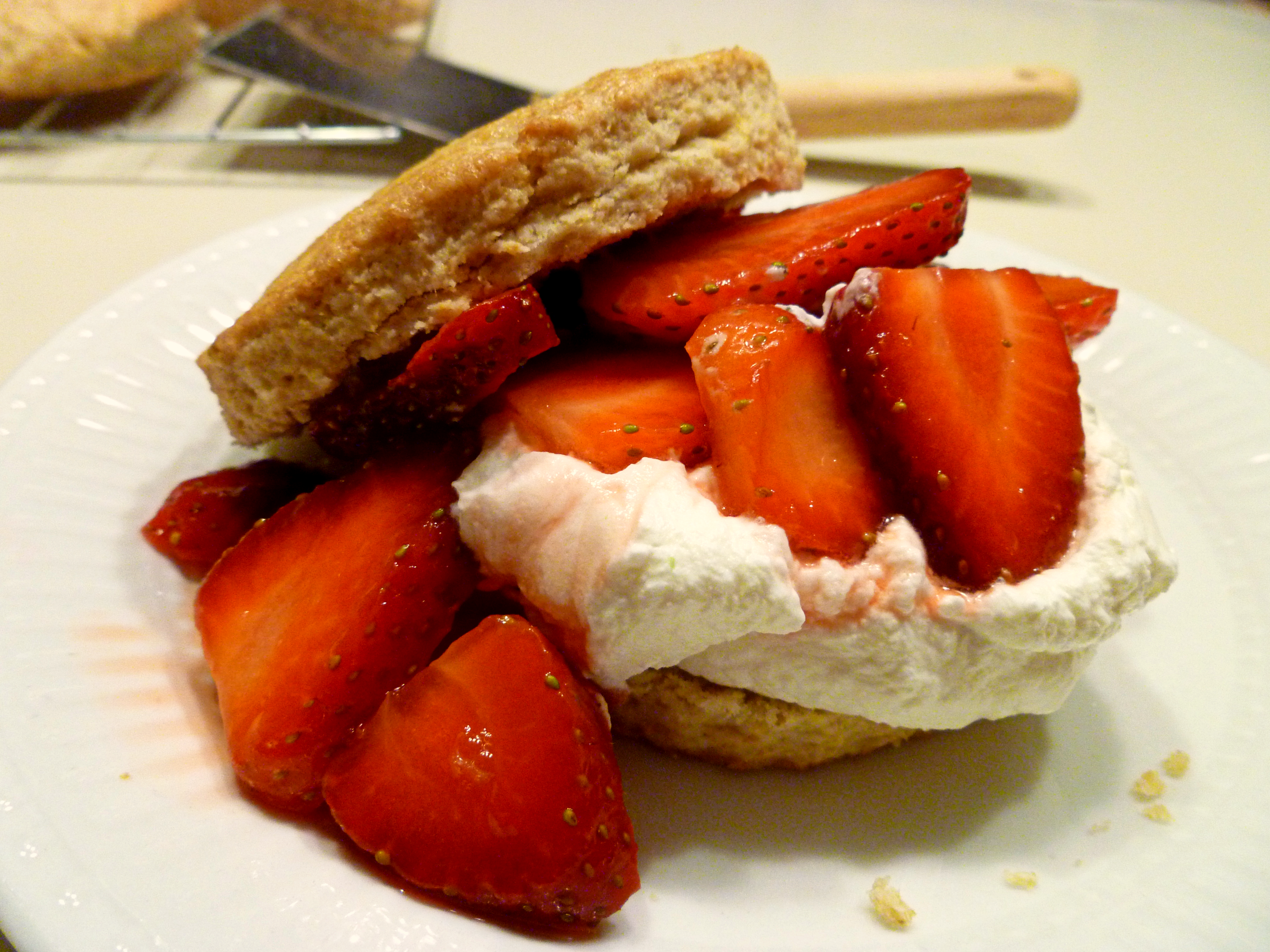 strawberry lime shortcakes | The Baking Fairy
