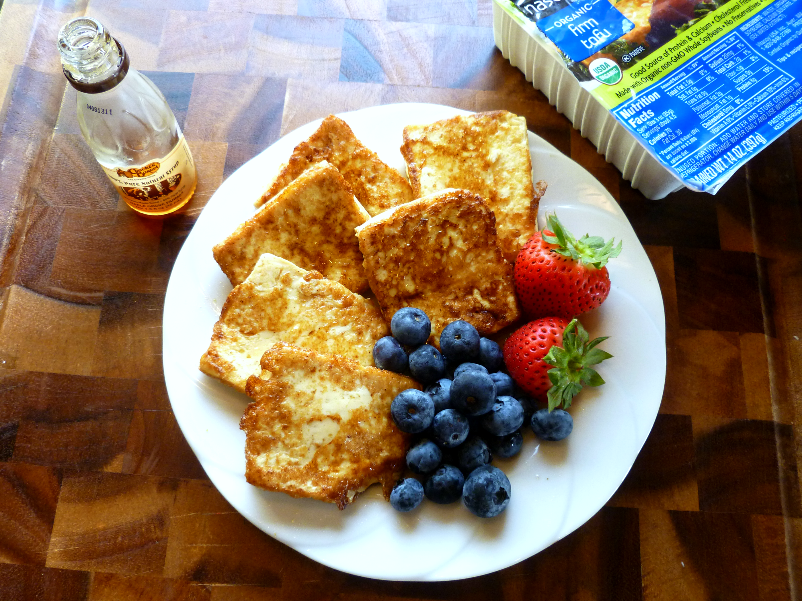 tofu french toast The Baking Fairy