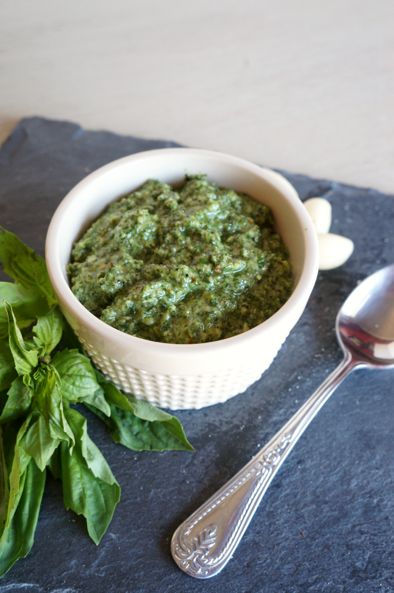 almondbasil pesto The Baking Fairy