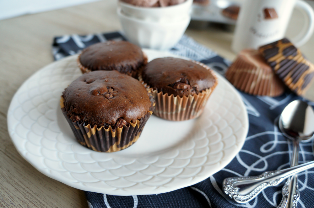 chocolate ice cream muffins The Baking Fairy