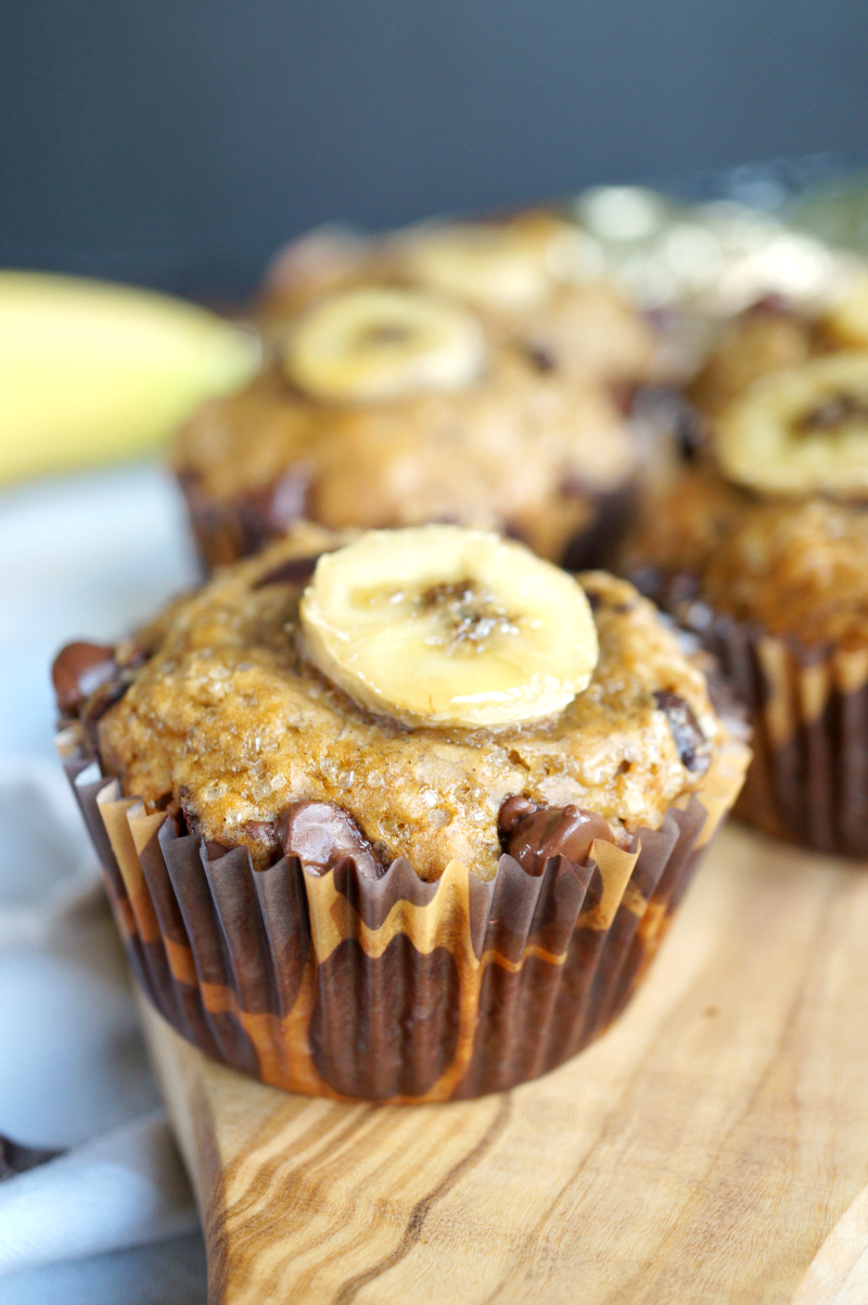 Vegan Banana Chocolate Chip Muffins Recipe With Video