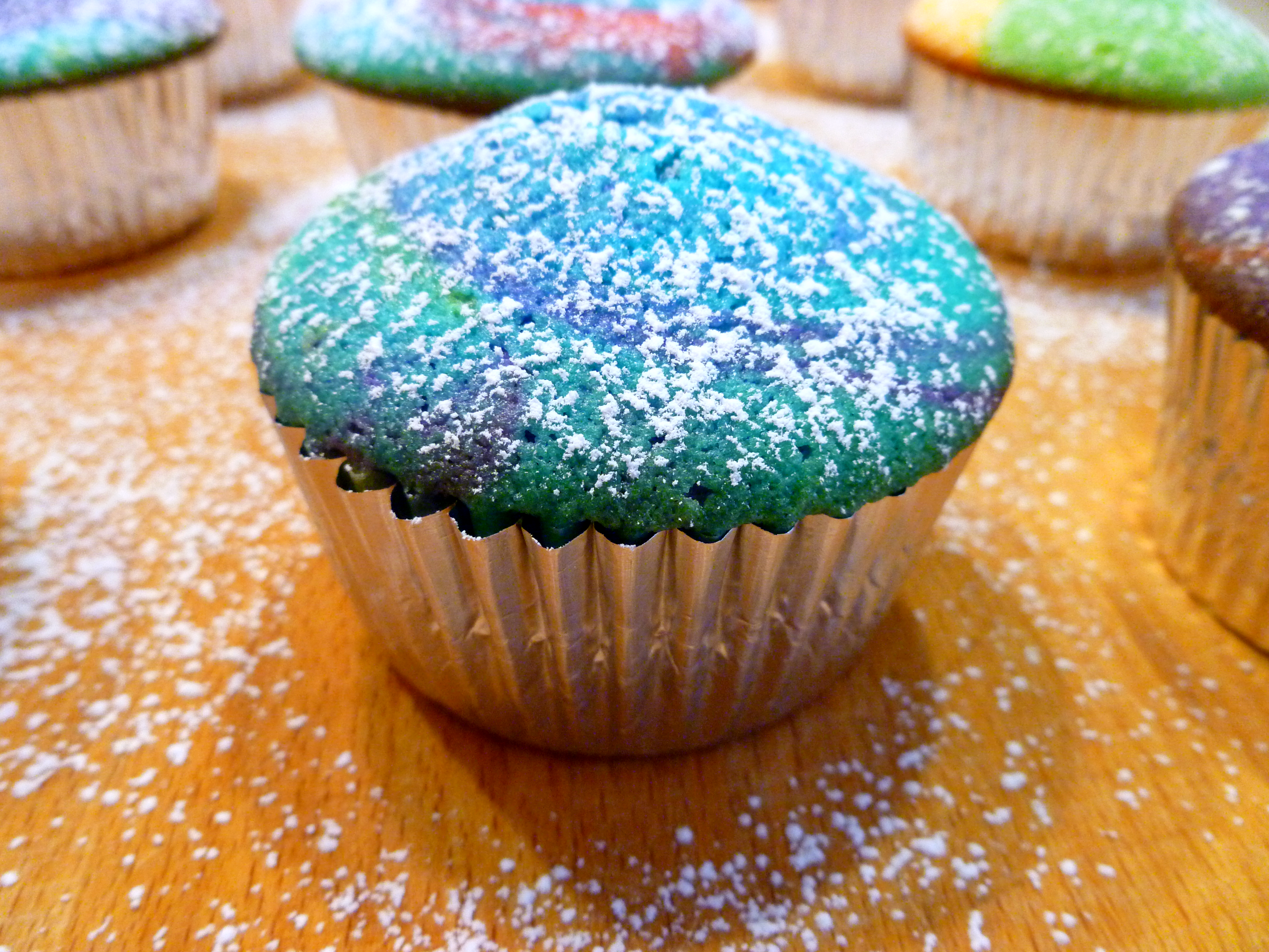 tie-dye cupcakes | The Baking Fairy