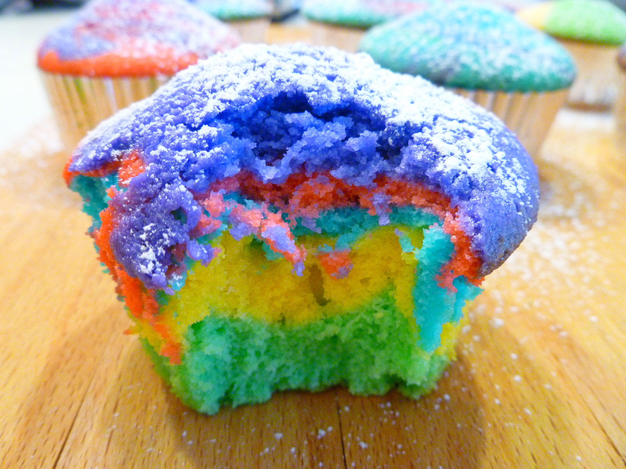 tie-dye cupcakes | The Baking Fairy