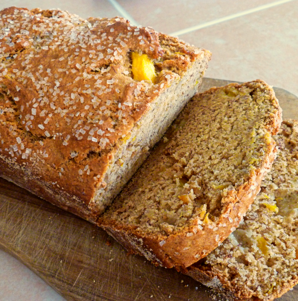 vegan mango banana bread The Baking Fairy