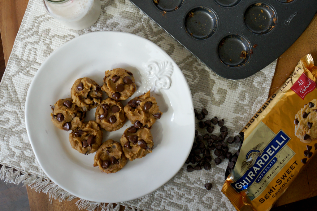 peanut butter chocolate chip chickpea cookies | The Baking Fairy