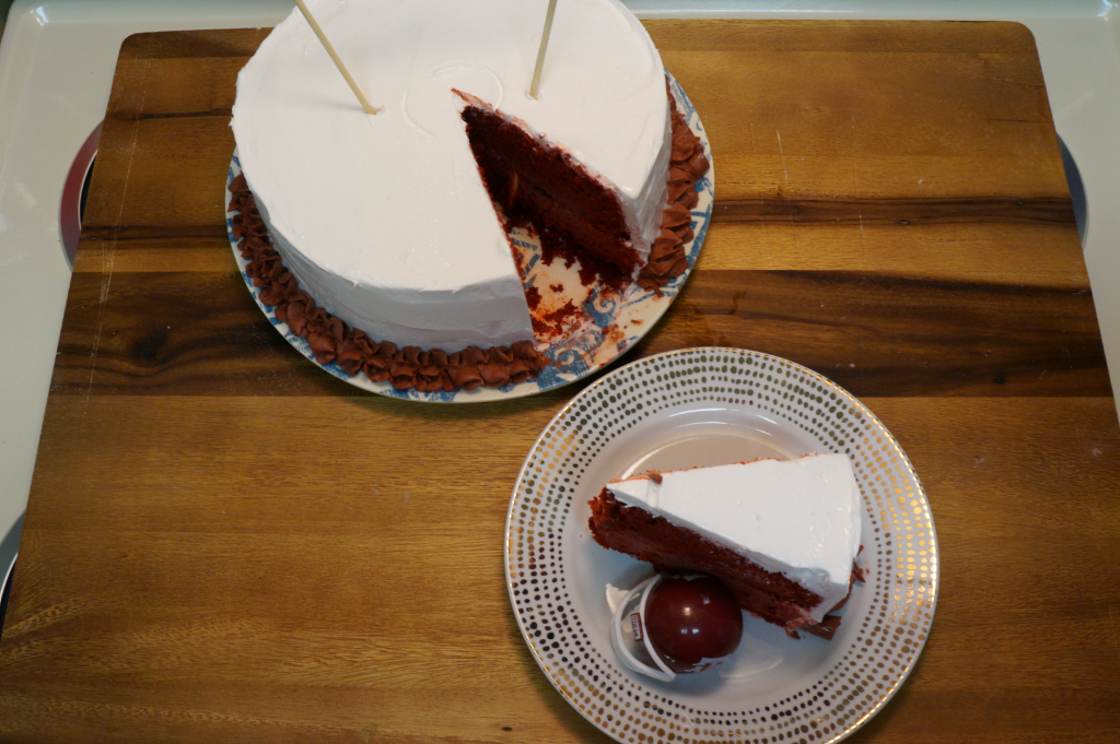 red velvet ice cream graduation cake| The Baking Fairy