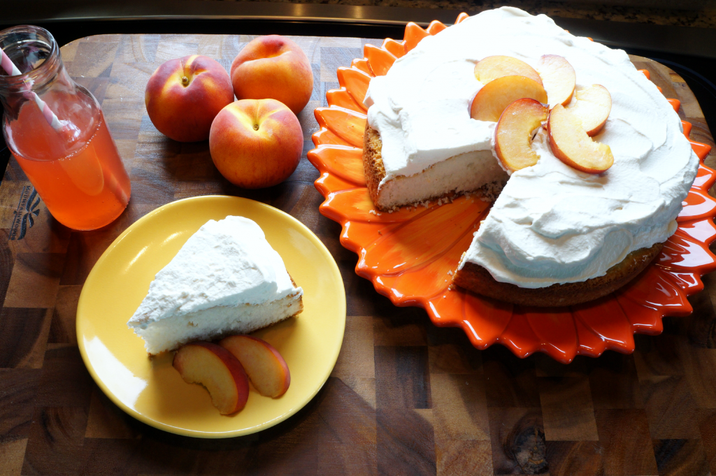 peach bellini soda cake | The Baking Fairy
