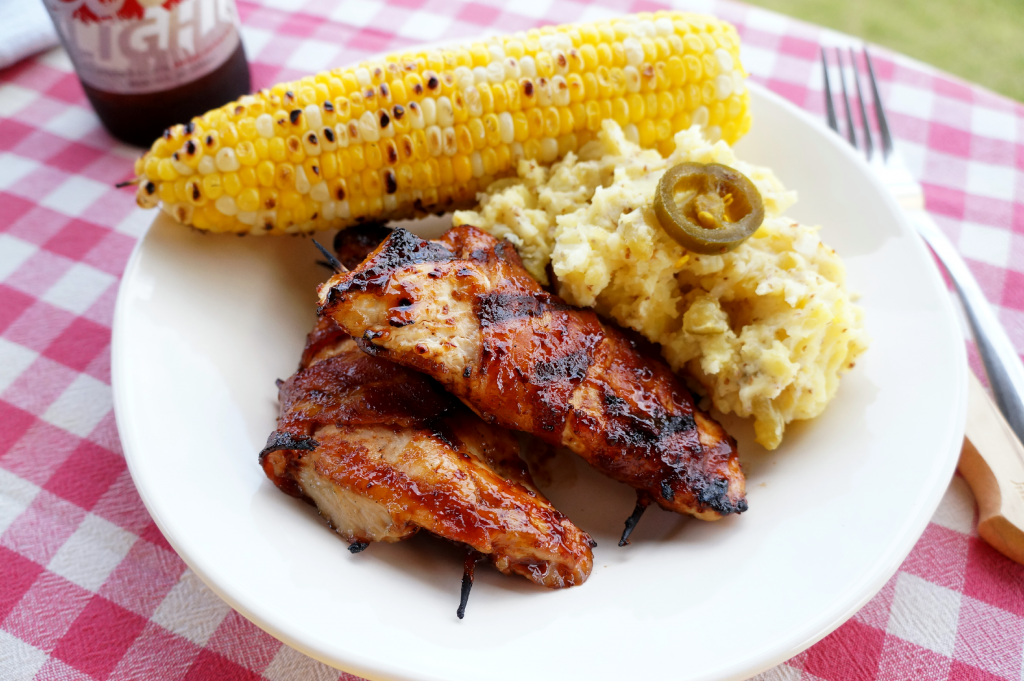 bacon-wrapped bbq turkey tenders | The Baking Fairy