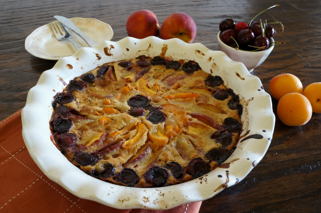 summer fruit clafoutis | The Baking Fairy