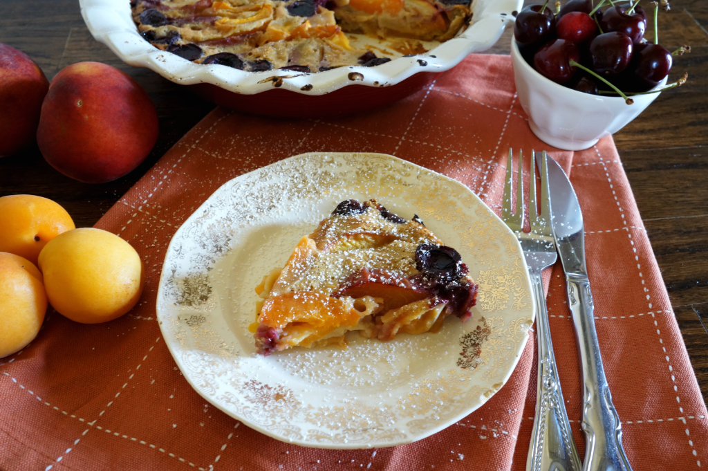 summer fruit clafoutis | The Baking Fairy