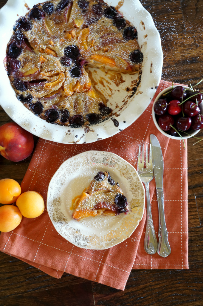 summer fruit clafoutis | The Baking Fairy