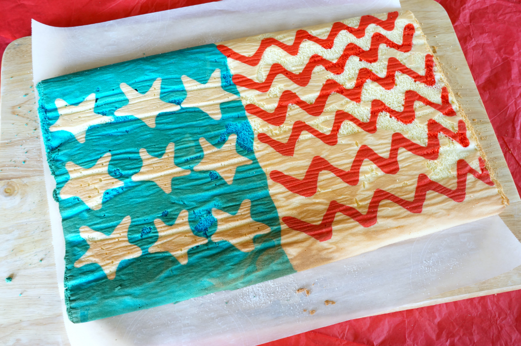 patriotic cake roll | The Baking Fairy