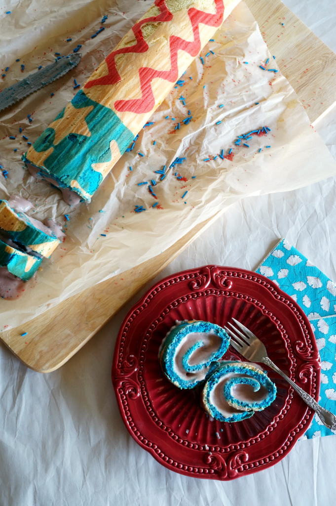 patriotic cake roll | The Baking Fairy