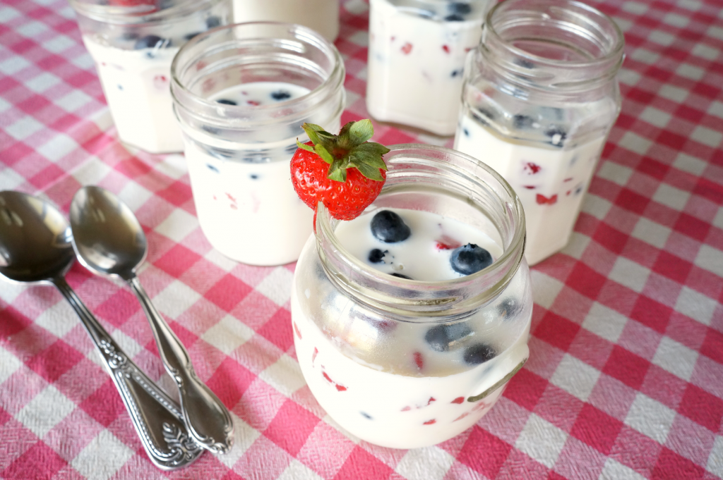 berry panna cotta | The Baking Fairy