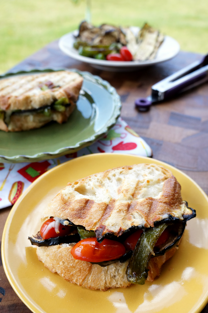 grilled vegetable panini