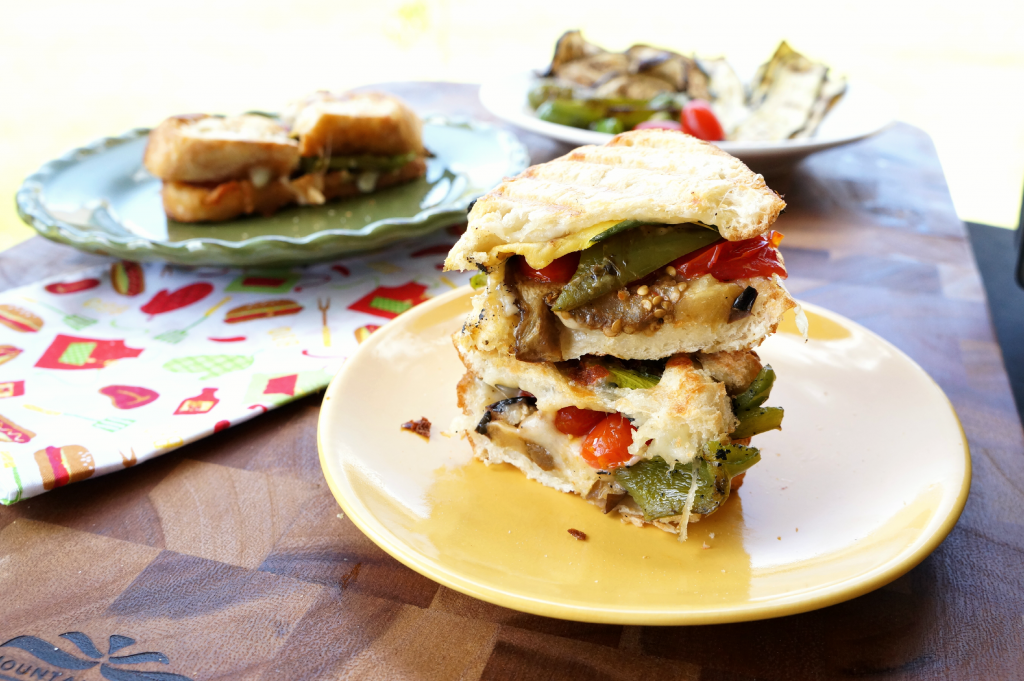 grilled vegetable panini | The Baking Fairy
