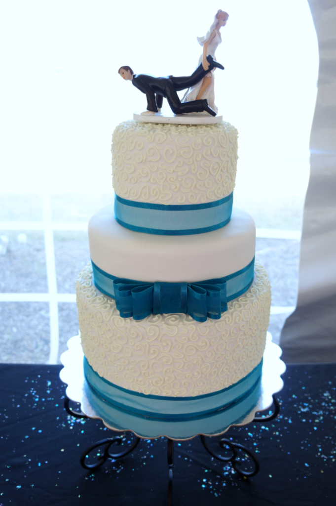 Allen wedding cake