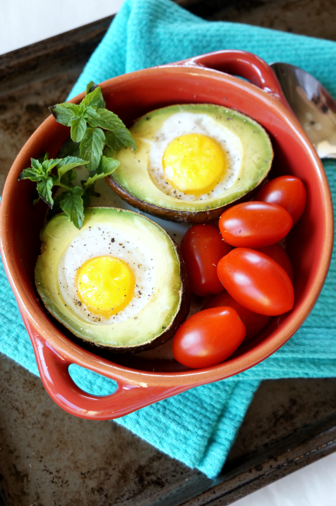 baked avocado eggs | The Baking Fairy