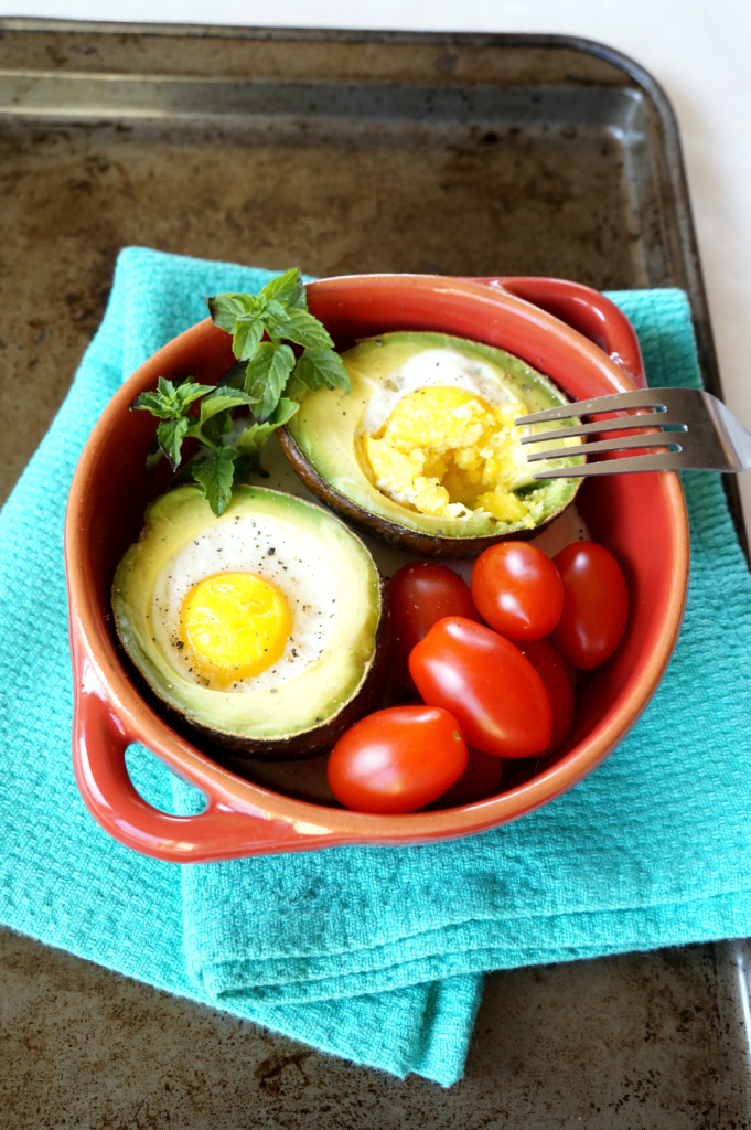 baked avocado eggs | The Baking Fairy