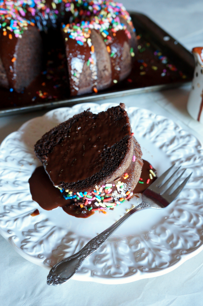 vegan chocolate bundt cake | The Baking Fairy