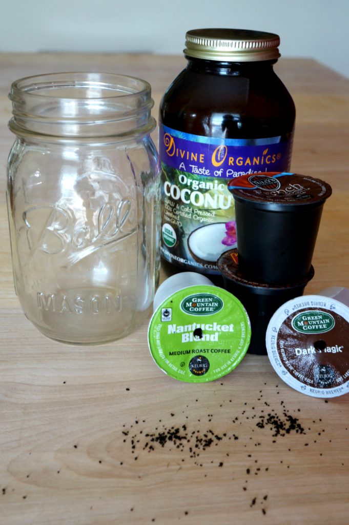 coconut oil coffee scrub | The Baking Fairy