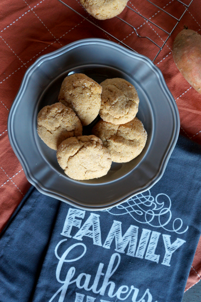 sweet potato snickerdoodle cookies | The Baking Fairy