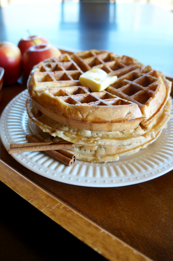 apple pie waffles | The Baking Fairy