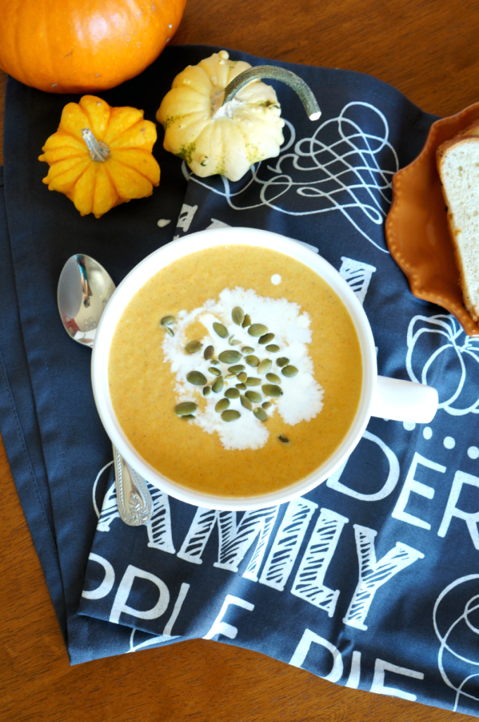 creamy pumpkin soup | The Baking Fairy