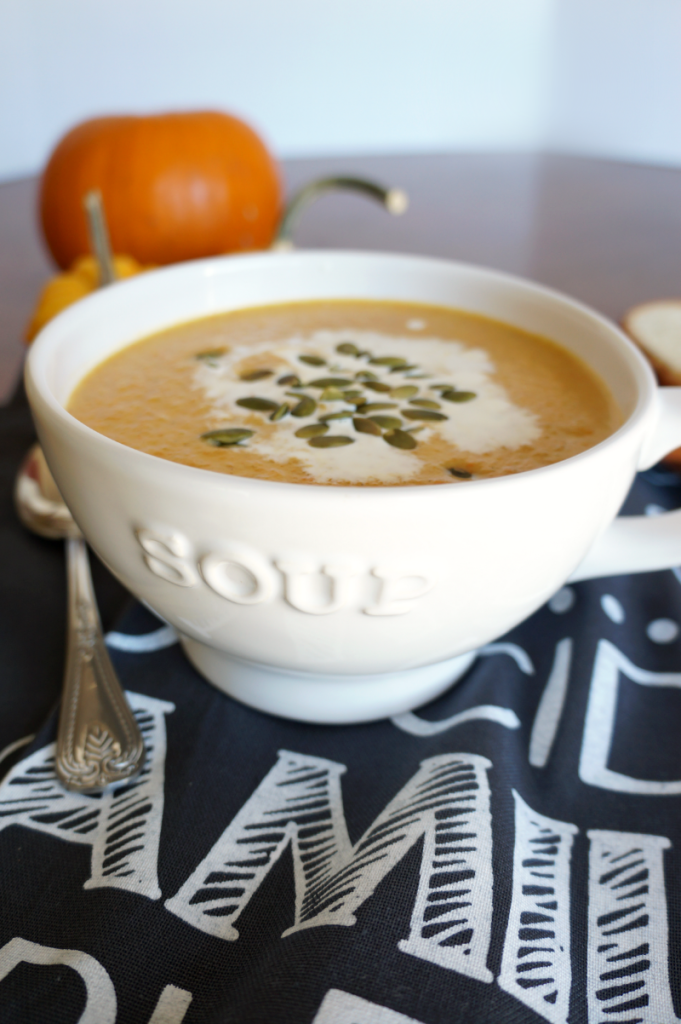 creamy pumpkin soup | The Baking Fairy