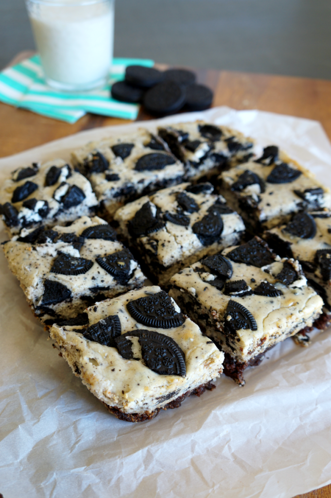 oreo brownie cheesecake bars | The Baking Fairy