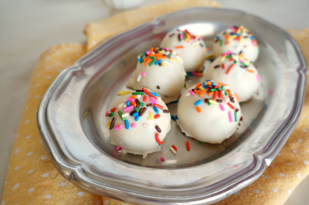 3-ingredient cookie dough truffles | The Baking Fairy
