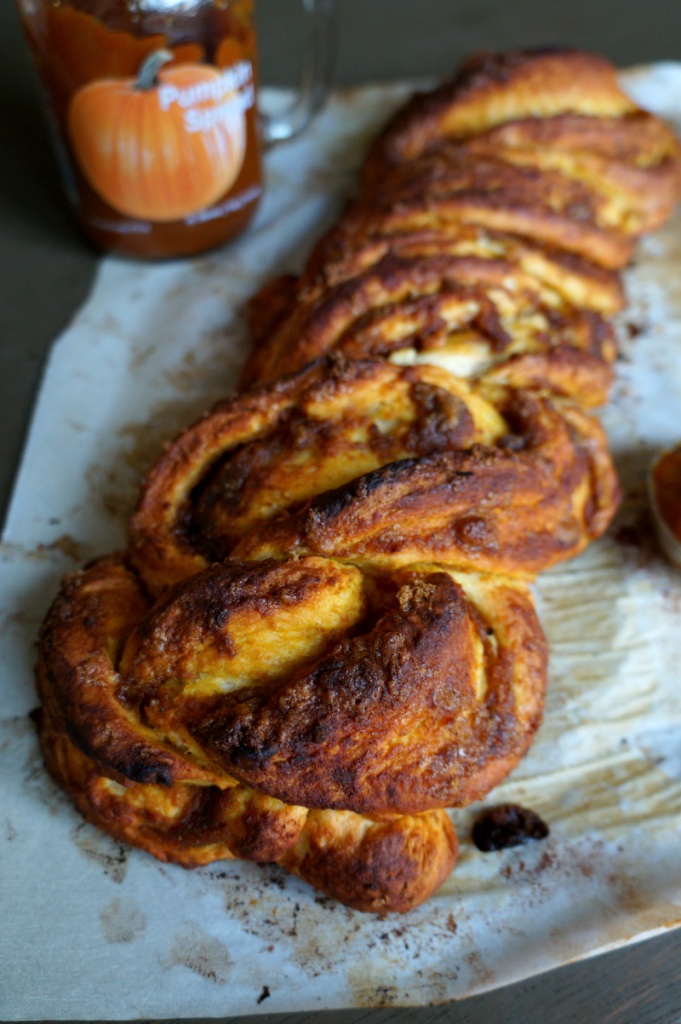 pumpkin butter braided bread |The Baking Fairy