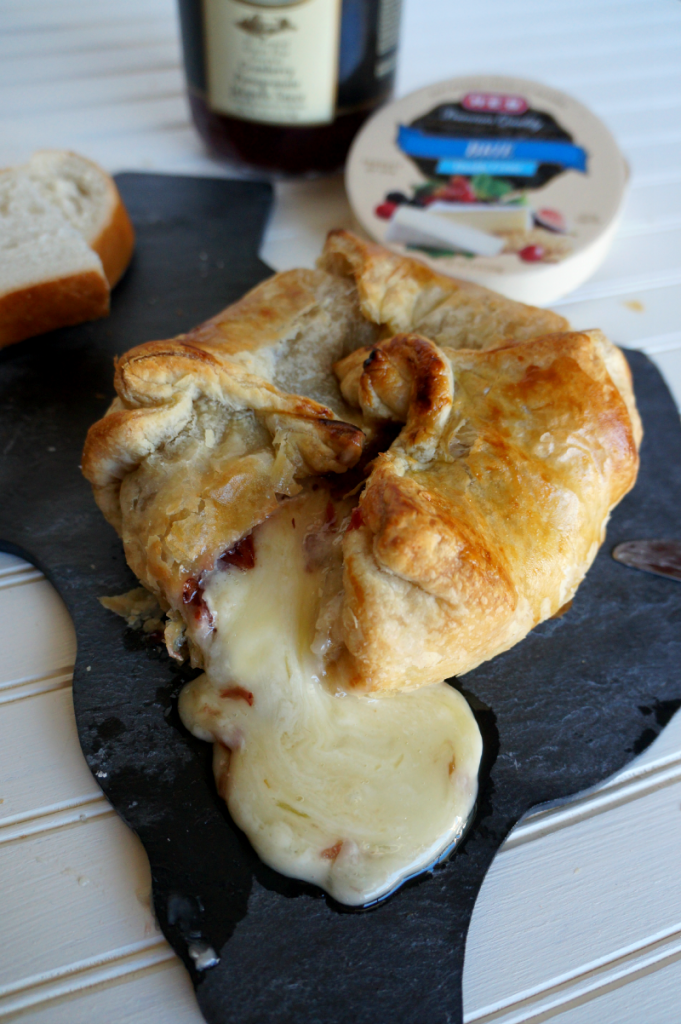 cranberry jalapeno baked brie | The Baking Fairy