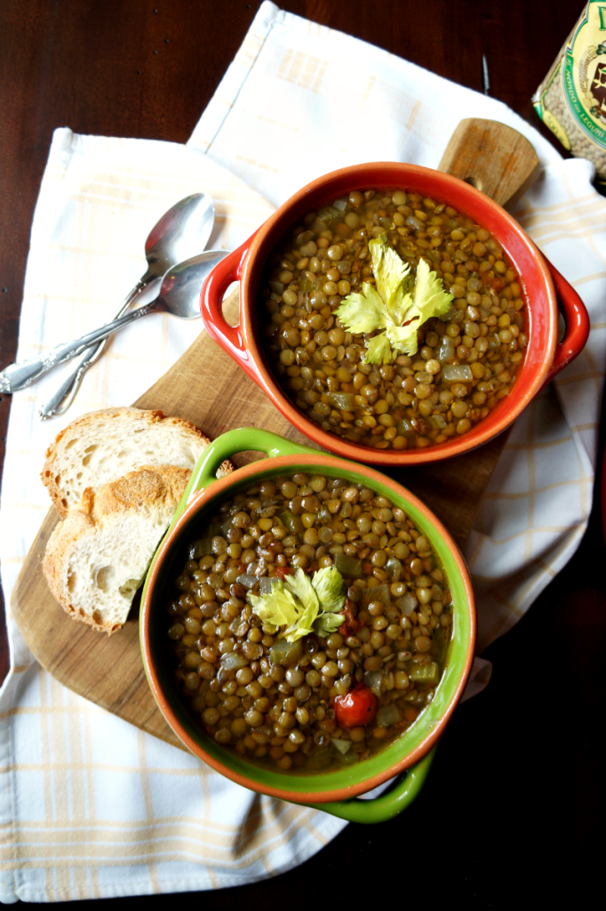italian lentil soup | The Baking Fairy