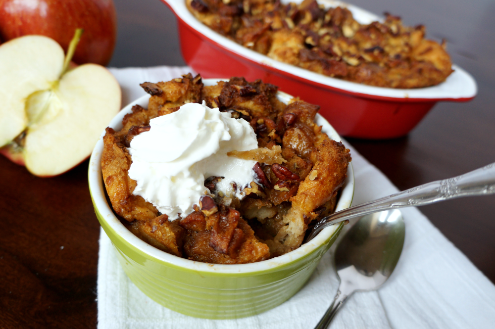 apple pie bread pudding | The Baking Fairy