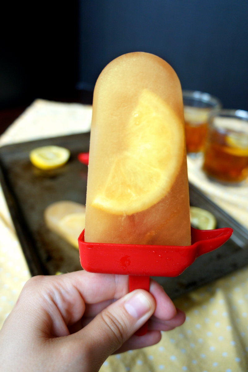 southern sweet tea popsicles | The Baking Fairy