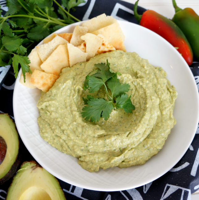 guacamole hummus The Baking Fairy