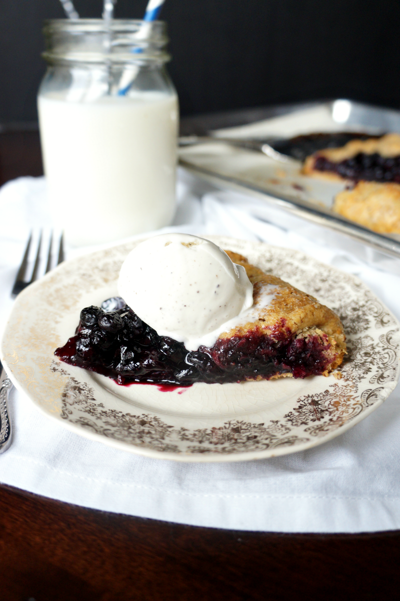 blueberry galette | The Baking Fairy