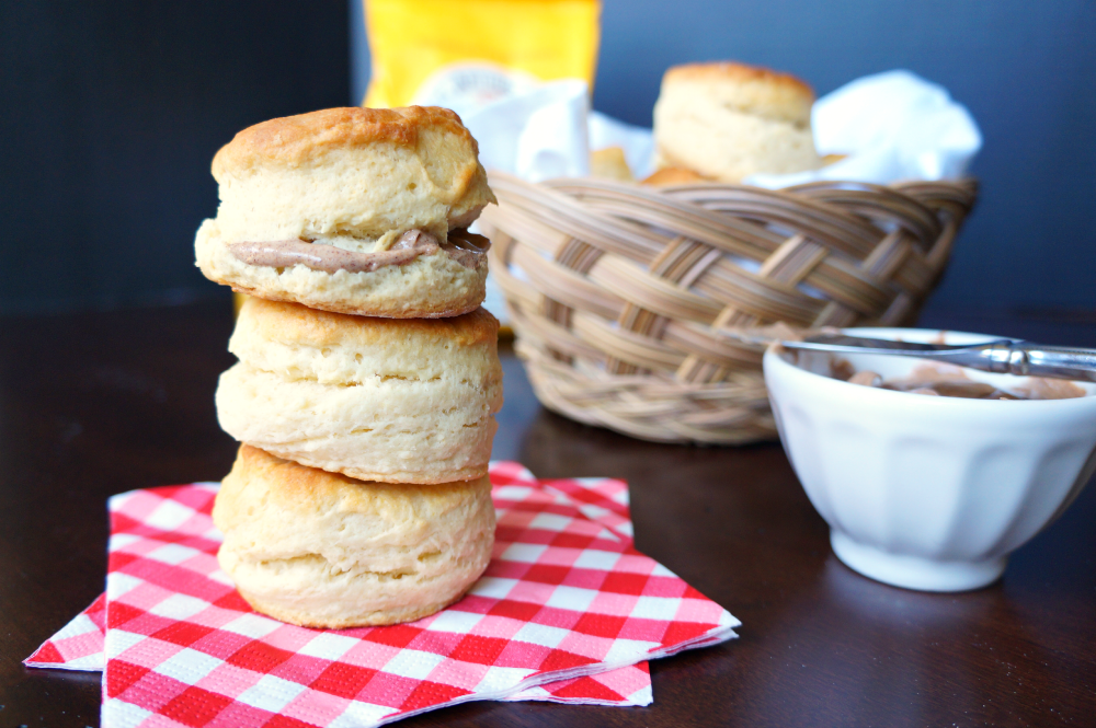 honey biscuits with cinnamon butter | The Baking Fairy