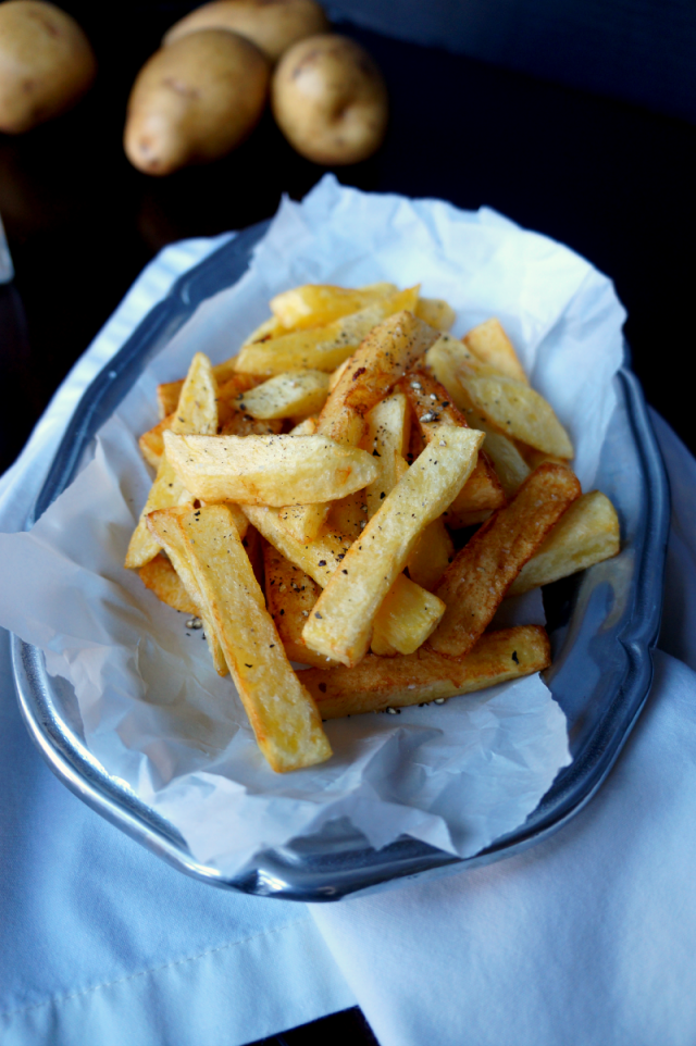 the perfect stovetop french fries The Baking Fairy