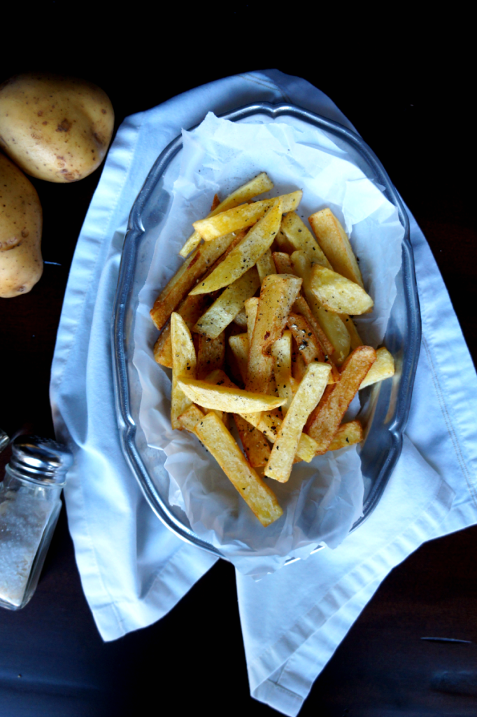 the perfect stovetop french fries The Baking Fairy