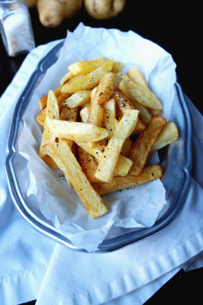 the perfect stovetop french fries The Baking Fairy