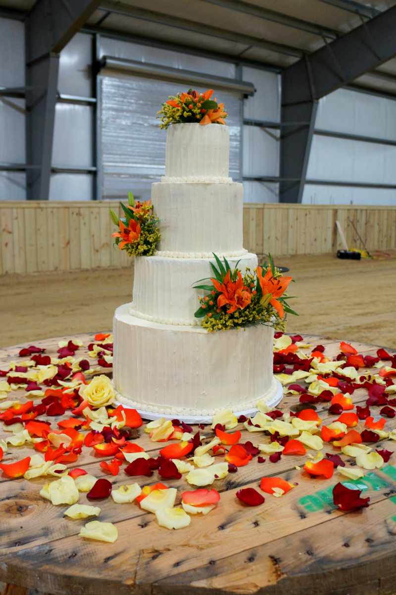 autumnal wedding cake | The Baking Fairy