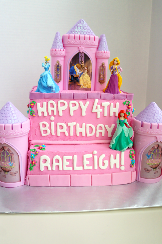 princess castle birthday cake The Baking Fairy