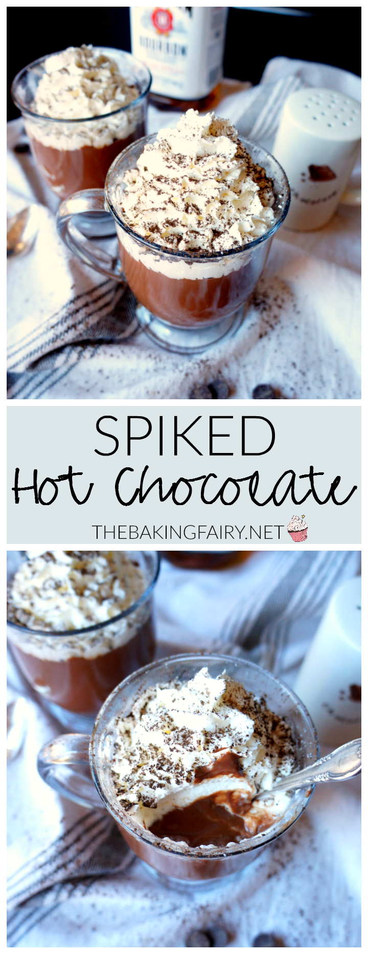 spiked italian hot chocolate | The Baking Fairy