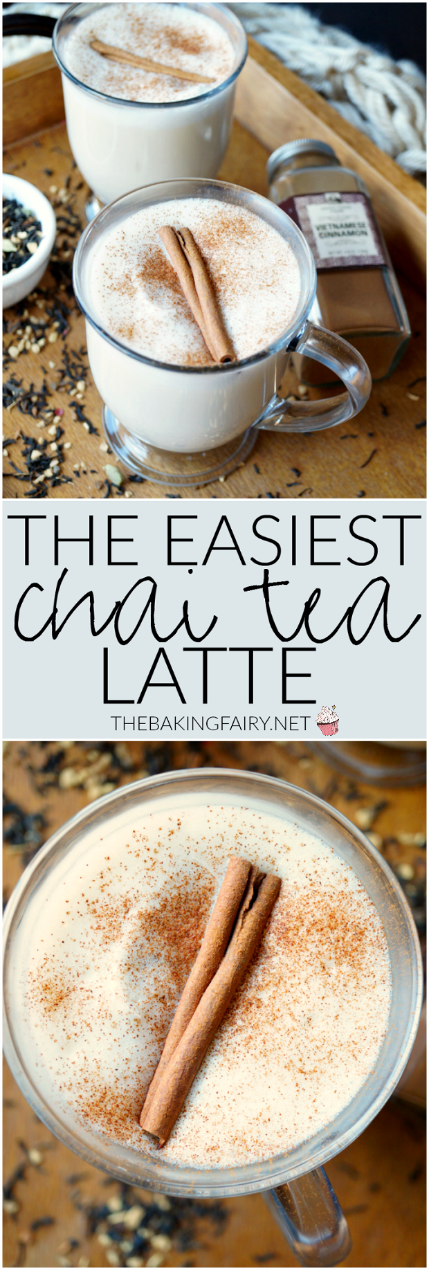 the easiest chai tea latte | The Baking Fairy