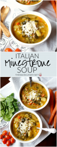 minestrone soup - The Baking Fairy