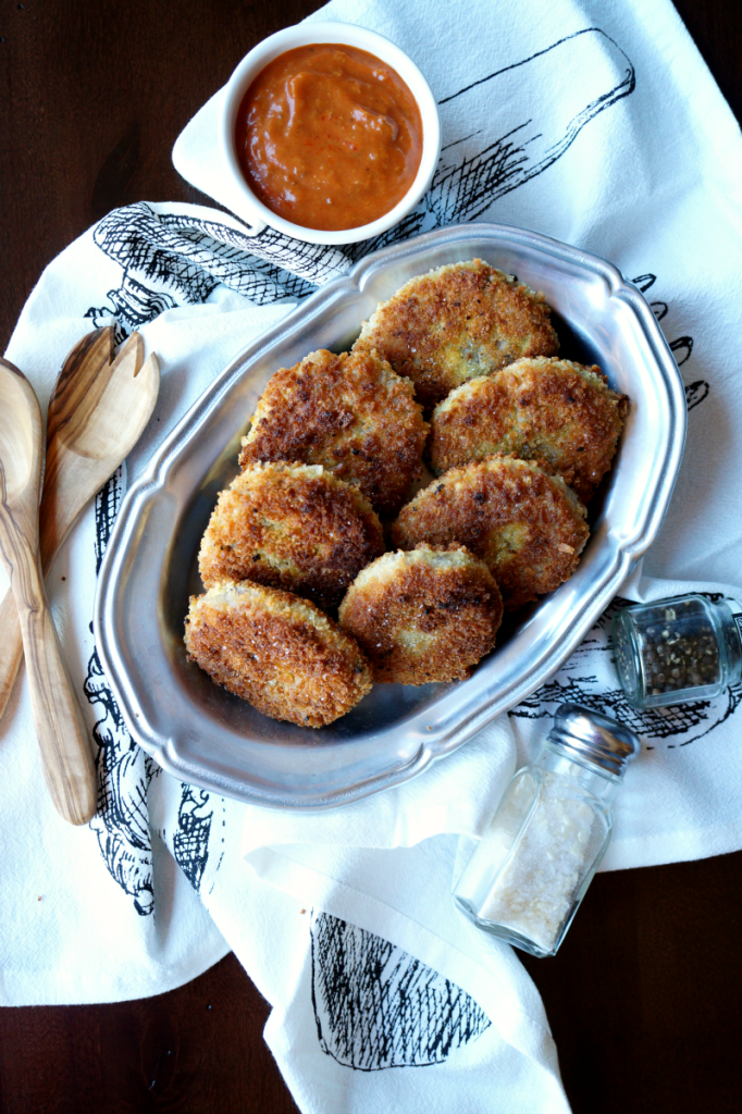 crispy risotto cakes The Baking Fairy