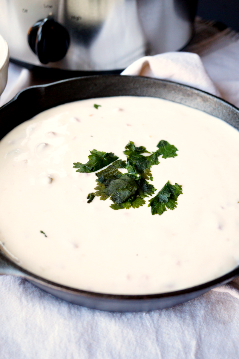 5-ingredient white queso | The Baking Fairy
