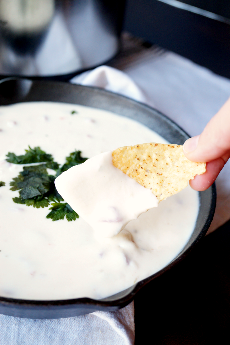 5-ingredient white queso | The Baking Fairy